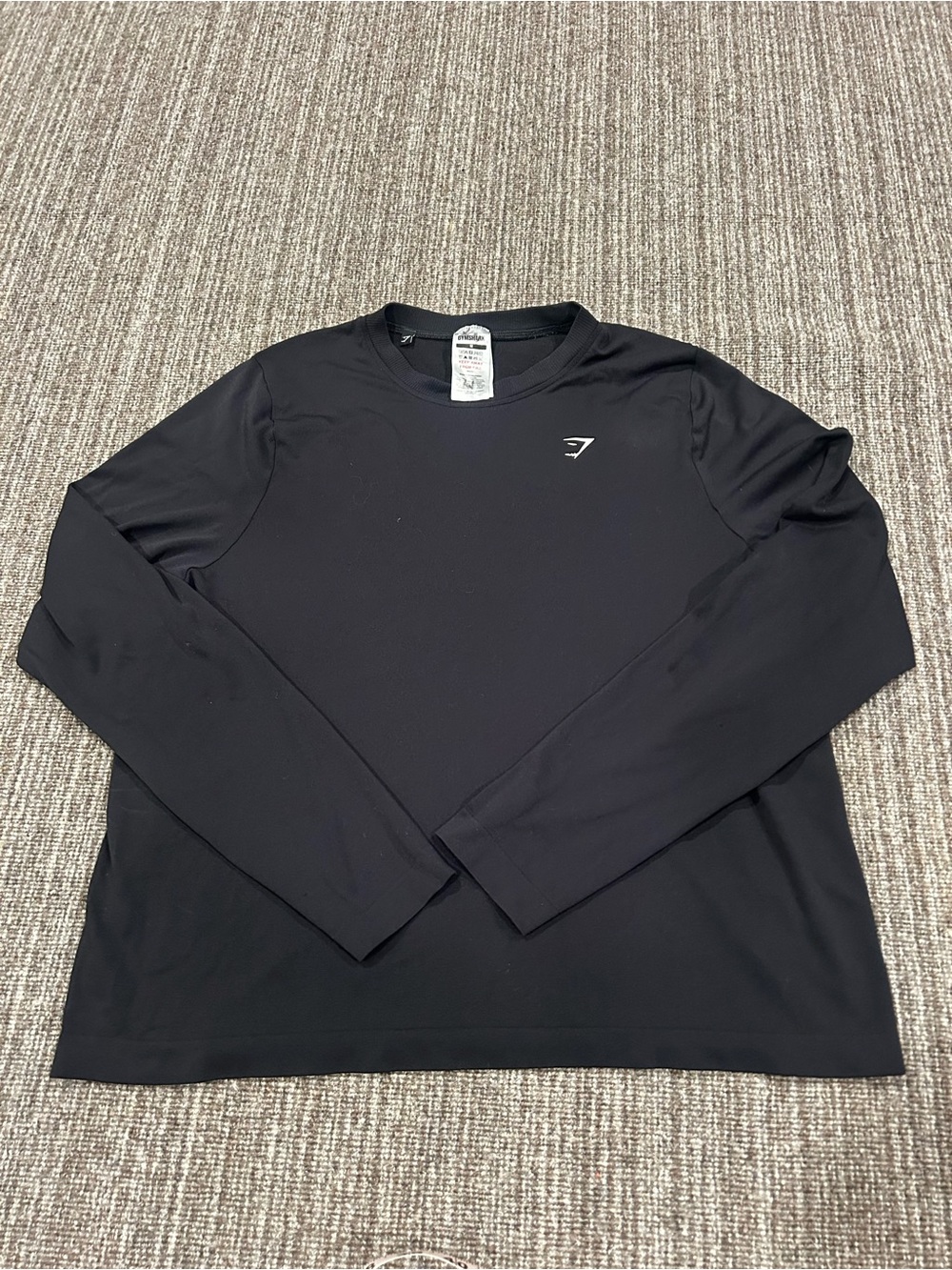Gymshark women’s Long Sleeve Performance Tee - Black